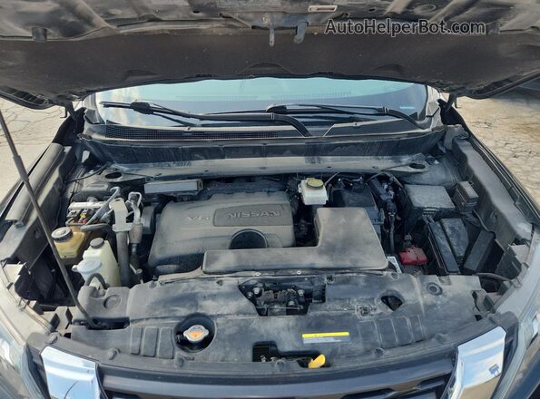 5N1DR2BM8LC620676 2020 NISSAN PATHFINDER Black Engine compartment view
