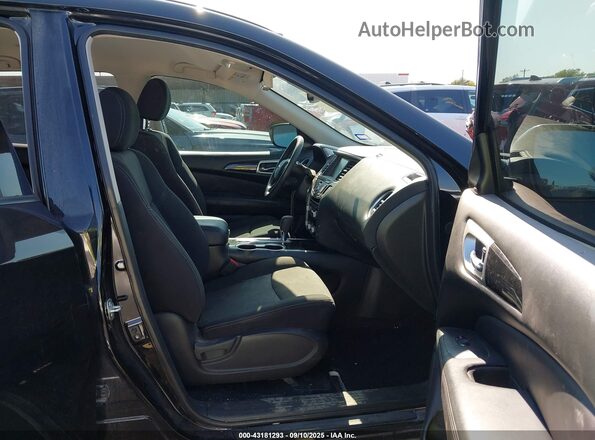 5N1DR2BN1LC597010 2020 NISSAN PATHFINDER Black Front interior view