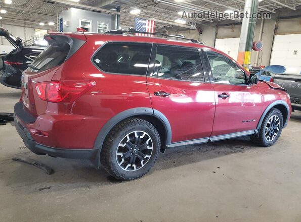 5N1DR2CM4LC619345 2020 NISSAN PATHFINDER Burgundy უკანა მარჯვენა