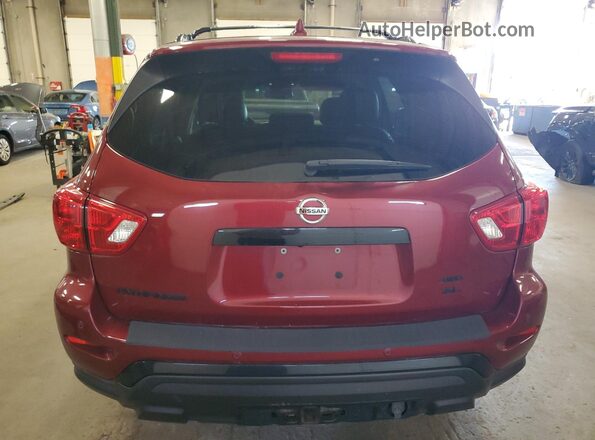 5N1DR2CM4LC619345 2020 NISSAN PATHFINDER Burgundy უკანა ხედი