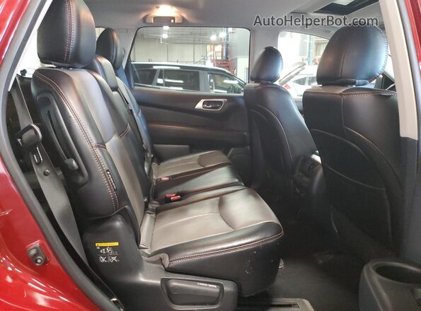 5N1DR2CM4LC619345 2020 NISSAN PATHFINDER Burgundy უკანა სალონის ხედი