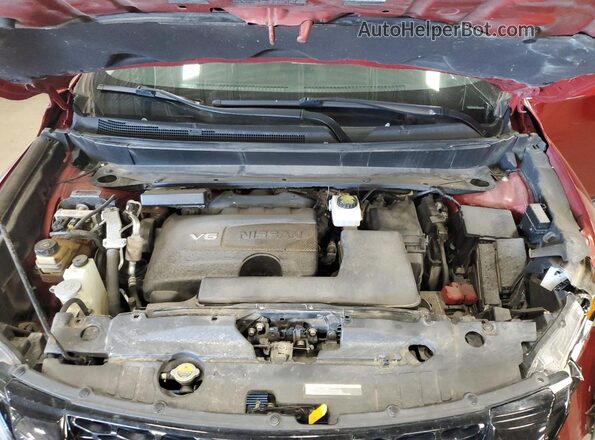 5N1DR2CM4LC619345 2020 NISSAN PATHFINDER Burgundy ძრავის განყოფილების ხედი