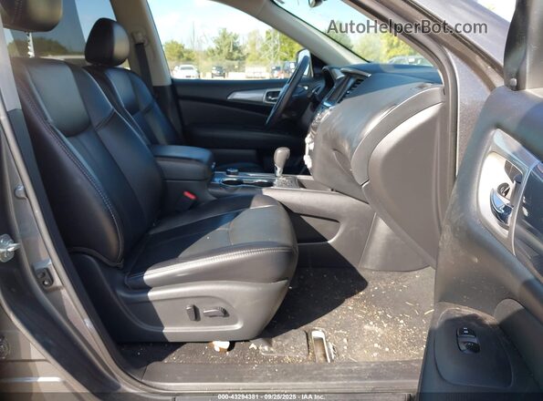 5N1DR2CM6LC604006 2020 NISSAN PATHFINDER Gray წინა სალონის ხედი