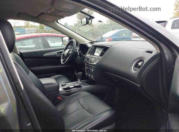 5N1DR2CM7LC633742 2020 NISSAN PATHFINDER Gray წინა სალონის ხედი