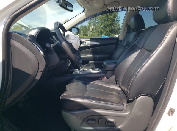 5N1DR2CMXLC578462 2020 NISSAN PATHFINDER White Vista interior delantera