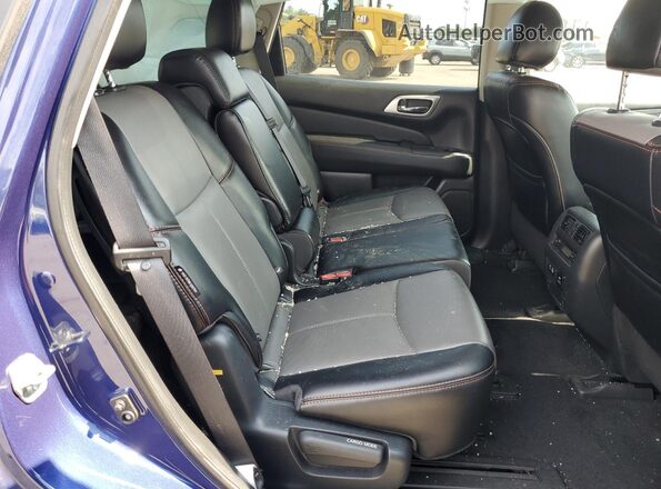 5N1DR2CMXLC638675 2020 NISSAN PATHFINDER Blue Rear interior view
