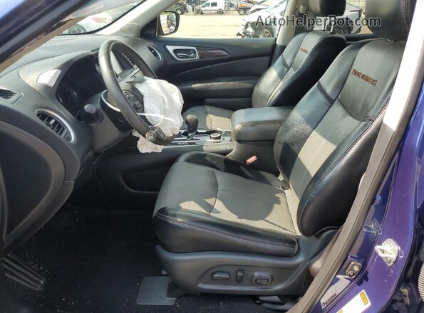 5N1DR2CMXLC638675 2020 NISSAN PATHFINDER Blue Front interior view