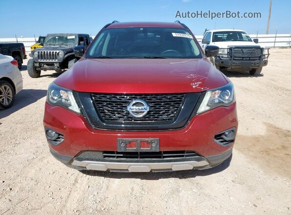 5N1DR2CN0LC641027 2020 NISSAN PATHFINDER Maroon Вид спереду