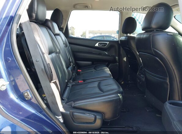 5N1DR2CN5LC588485 2020 NISSAN PATHFINDER Blue VIN კოდის სტიკერის ხედი