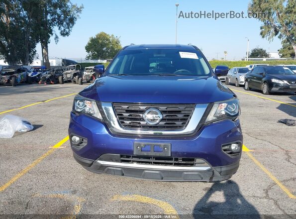 5N1DR2CN5LC588485 2020 NISSAN PATHFINDER Blue უკანა სალონის ხედი