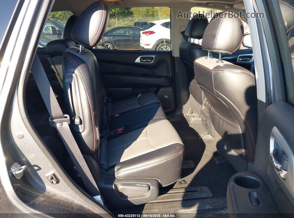 5N1DR2CN5LC645476 2020 NISSAN PATHFINDER Gray VIN sticker view