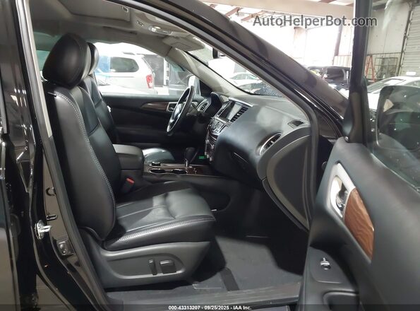 5N1DR2DM5LC636217 2020 NISSAN PATHFINDER Black Front interior view