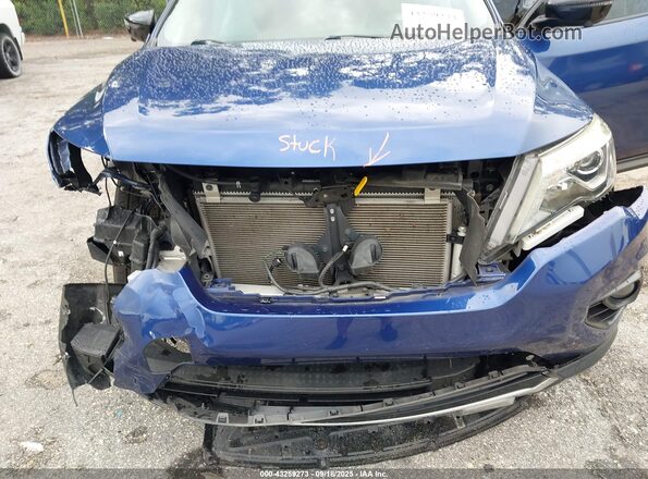 5N1DR2MN6KC614072 2019 NISSAN PATHFINDER Blue Widok z tyłu