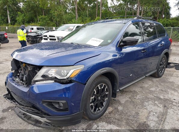 5N1DR2MN6KC614072 2019 NISSAN PATHFINDER Blue Przód lewy