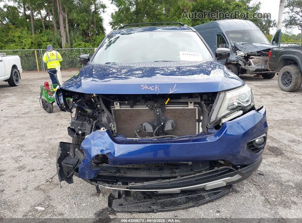5N1DR2MN6KC614072 2019 NISSAN PATHFINDER Blue Widok zestawu wskaźników
