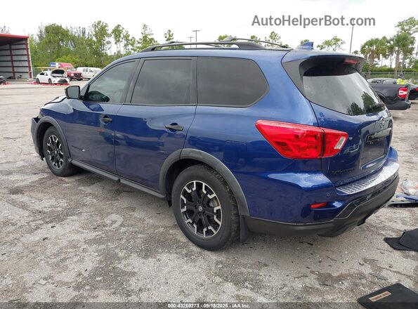 5N1DR2MN6KC614072 2019 NISSAN PATHFINDER Blue Tył lewy