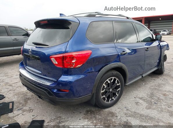 5N1DR2MN6KC614072 2019 NISSAN PATHFINDER Blue Tył prawy