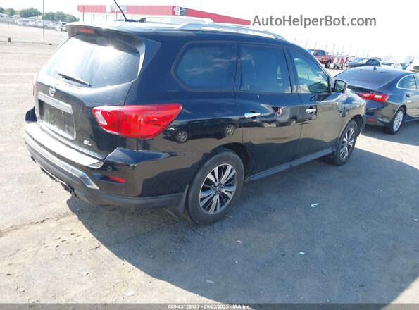5N1DR2MN8HC668773 2017 NISSAN PATHFINDER Black Trasero derecho