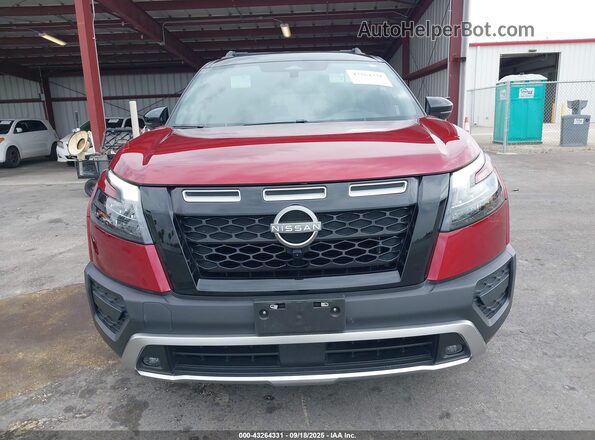 5N1DR3BD3PC272748 2023 NISSAN PATHFINDER Red Instrument cluster view