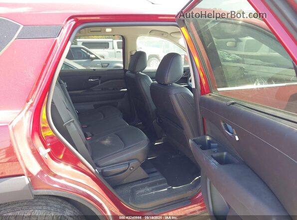 5N1DR3CC2PC208707 2023 NISSAN PATHFINDER Maroon VIN კოდის სტიკერის ხედი
