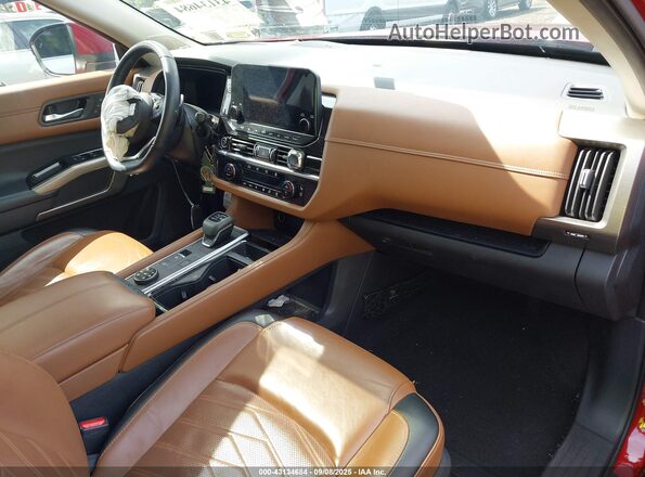 5N1DR3DK7PC251154 2023 NISSAN PATHFINDER Красный Вид салона спереди