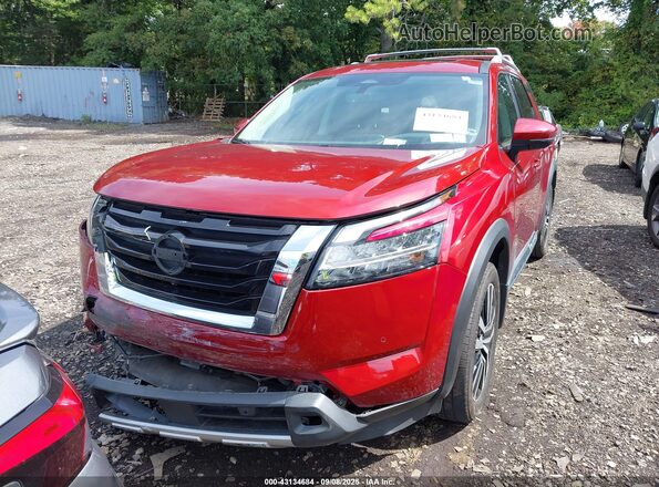 5N1DR3DK7PC251154 2023 NISSAN PATHFINDER Красный Вид щитка приборов