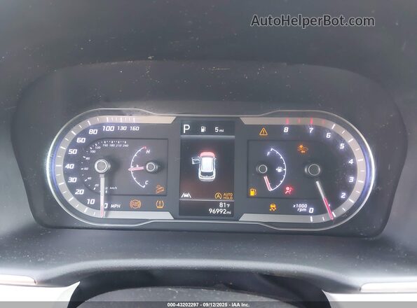 5NMJB3AE7NH133081 2022 HYUNDAI TUCSON Gray უკანა სავარძლების ხედი