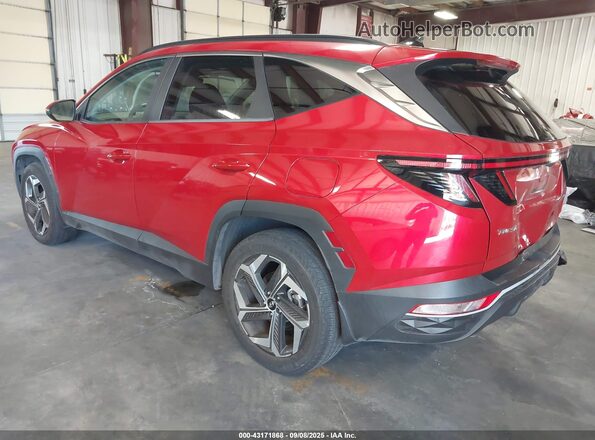 5NMJCCAE8NH096202 2022 HYUNDAI TUCSON Red Trasero izquierdo