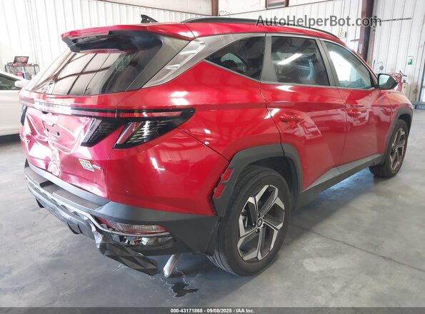 5NMJCCAE8NH096202 2022 HYUNDAI TUCSON Red Trasero derecho