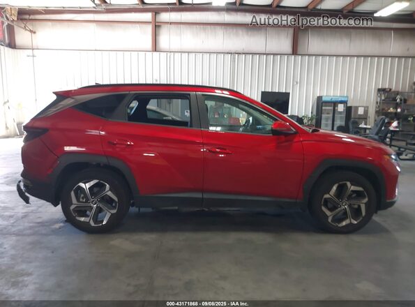 5NMJCCAE8NH096202 2022 HYUNDAI TUCSON Red Vista interior trasera