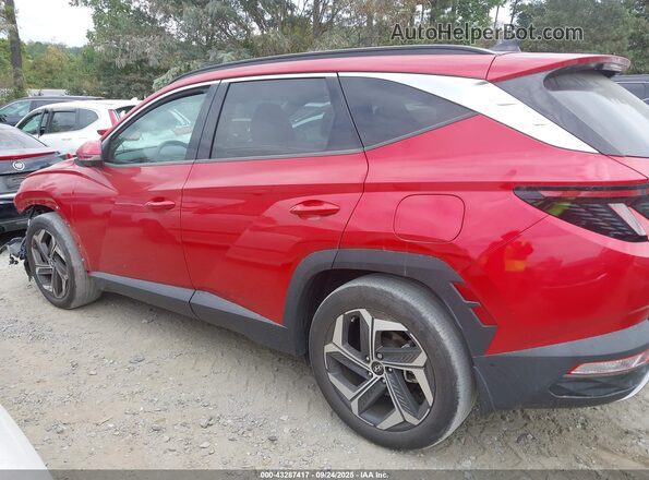 5NMJE3AE1NH085973 2022 HYUNDAI TUCSON Красный Панорамный вид салона 360°