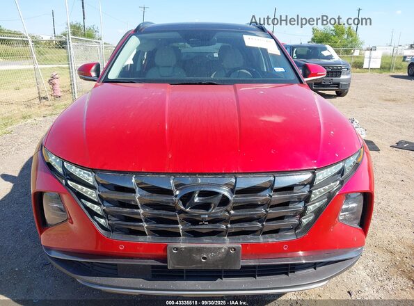 5NMJE3AE6NH065198 2022 HYUNDAI TUCSON Красный Вид щитка приборов