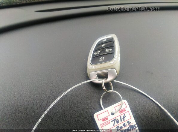 5NMJFCAE3NH097250 2022 HYUNDAI TUCSON Black Widok deski rozdzielczej
