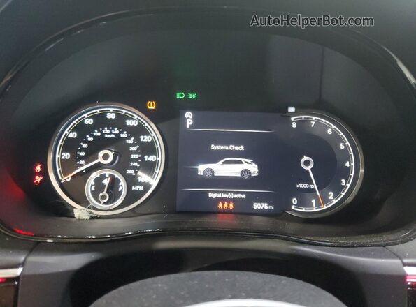 5NMMCDTC9SH030106 2025 GENESIS GV70 Белый Вид щитка приборов