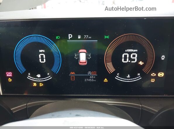 5NMP14GL9RH050377 2024 HYUNDAI SANTA FE Gray უკანა სავარძლების ხედი