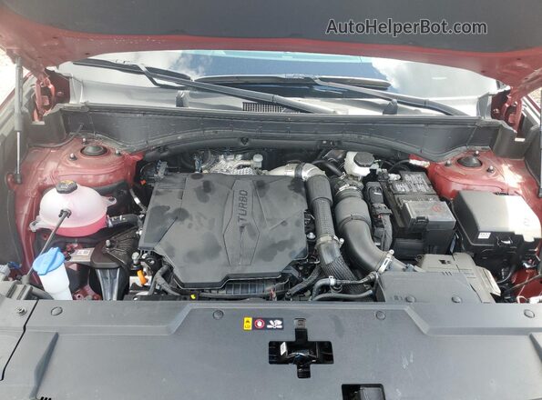 5NMP24GL0SH109898 2025 HYUNDAI SANTA Красный Вид подкапотного пространства
