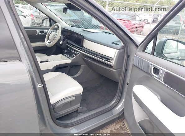 5NMP24GL1RH007729 2024 HYUNDAI SANTA FE Gray Widok wnętrza z przodu