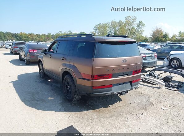 5NMP3DGL2RH050926 2024 HYUNDAI SANTA FE Brown Rear left