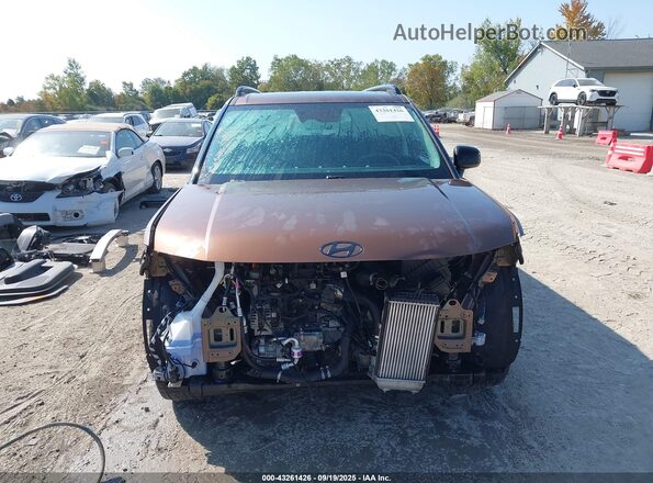 5NMP3DGL2RH050926 2024 HYUNDAI SANTA FE Brown Rear interior view