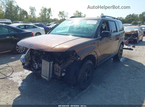 5NMP3DGL2RH050926 2024 HYUNDAI SANTA FE Brown Front left