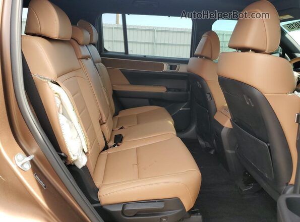 5NMP44GLXRH026192 2024 HYUNDAI SANTA Brown Սալոնի հետևի տեսք