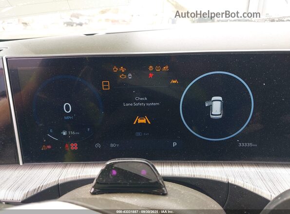 5NMP5DGLXSH106160 2025 HYUNDAI SANTA FE CALLIGRAPHY Gray უკანა სავარძლების ხედი