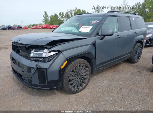 5NMP5DGLXSH106160 2025 HYUNDAI SANTA FE CALLIGRAPHY Gray წინა მარცხენა ხედი სამი მეოთხედიდან