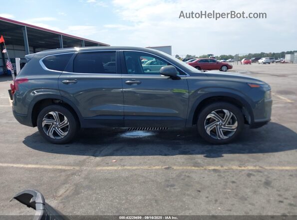 5NMS14AJ3MH316907 2021 HYUNDAI SANTA FE Серый Вид задней части салона