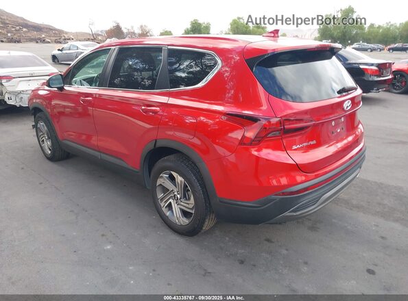 5NMS14AJ5MH334146 2021 HYUNDAI SANTA FE Красный Задняя левая четверть