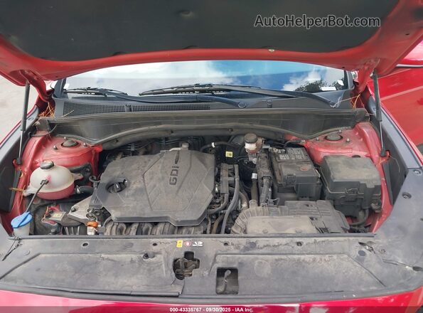 5NMS14AJ5MH334146 2021 HYUNDAI SANTA FE Красный Вид сзади