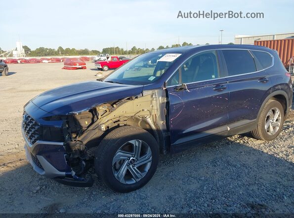 5NMS14AJXMH333428 2021 HYUNDAI SANTA FE Dark Blue Դիմացի տեսք