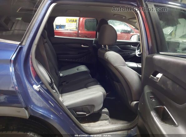 5NMS1DAJ4MH318715 2021 HYUNDAI SANTA FE Blue Widok naklejki z numerem VIN