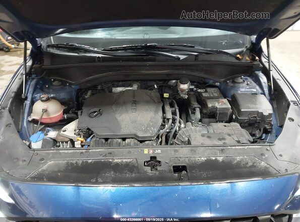 5NMS1DAJ4MH318715 2021 HYUNDAI SANTA FE Blue Widok z tyłu