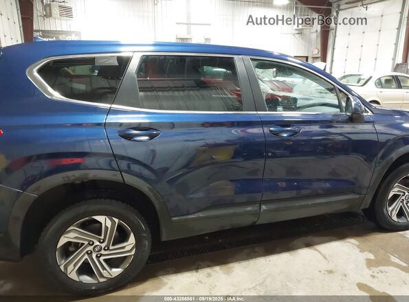 5NMS1DAJ4MH318715 2021 HYUNDAI SANTA FE Blue Widok wnętrza z tyłu